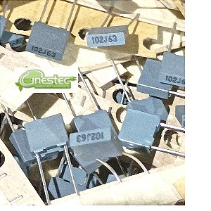 1KPF X 63V  POLIESTER   CADA 5 PECAS