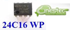 24C16WP - SOIC8 - MEMORIA EPROM