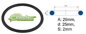 ANEL DE VEDACAO - O-RING PG21 - 29x25x2mm