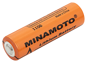BATERIA 3,6V - 2500maH - LITHIUM AA COM TOP - MINAMOTO