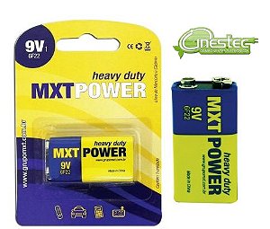 BATERIA 9V SUPER HEAVY DUTY MXT