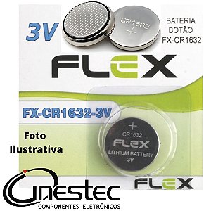 BATERIA CR1632 3V LITHIUM - FLEX