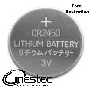 BATERIA CR2450 3V LITHIUM / CADA PILHA