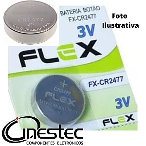 BATERIA CR2477 3V LITHIUM - FLEX
