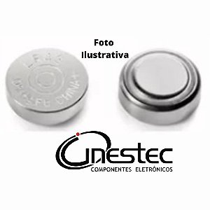 BATERIA LR43 = 386A = 186 = G12  1,5V CADA 2 PILHAS