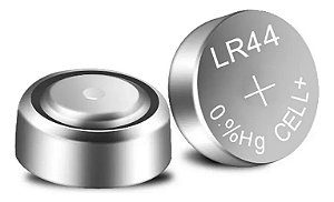 BATERIA LR44 = 357A = G13 = A76A = 675AB 1,5V CARTELA COM 2 PECAS