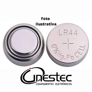 BATERIA LR44 = 357A = G13 = A76A = 675AB 1,5V CARTELA COM 2 PECAS