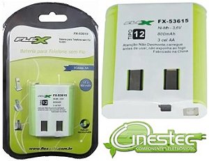 BATERIA REC. 3,6V - 1300MAH (3 X AA) ... - FX-53615