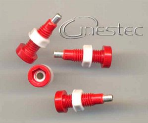 BORNE BANANA 2mm B67 - VERMELHO