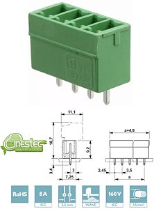 BORNE KRA HEADER MCV 1,5/ 4-G, 180 - 3,5 - MACHO