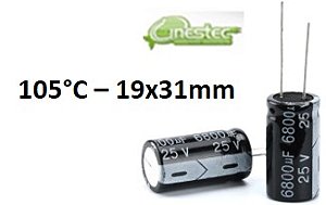 6800uF x 25V 105° RD