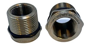 ADAPTADOR REDUTOR LATAO NIQ  NPT1" PARA NPT 3/4" COM ORING