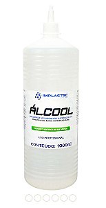 ALCOOL PARA LIMPEZA DE ELETRONICOS E PCI  IMPLASTEC 1L
