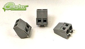BORNE KRE 2 PONTOS 180 graus 14mm  TERMINAL BLOCK BC 500X14 2 GY