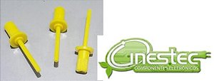 BOTAO / EIXO PARA TRIMPOT PROLONG. AMARELO  CA9 9039