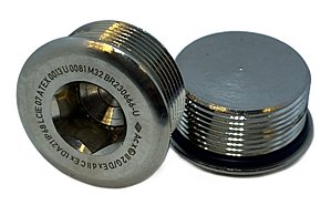 BUJÃO / PLUG SEXTAVADO LATÃO EXD M32 X 1,5