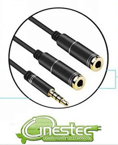 CABO 1P2ST 4C  2J2ST  PRETO  30CM