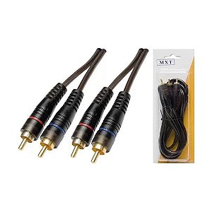 CABO 2RCA 2RCA GOLD 2M CABO DE 4mm