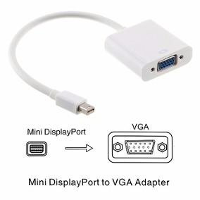 CABO ADAPTADOR MINI DISPLAYPORT MACHO PARA VGA FEMEA  PRETO