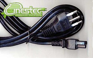 CABO DE FORCA TRIPOLAR MICKEY 1,8m 3x0,75 PRETO