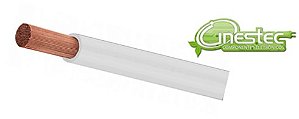 CABO MULTITESTE EMBORRACHADO  0,25mm  BRANCO O METRO