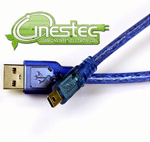 CABO USB A MACHO MICRO USB B MACHO 2.0 AZUL 0,5m
