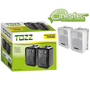 CAIXA ACUSTICA TZCA302  75W (50W RMS)  BRANCO