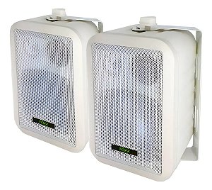PAR DE CAIXAS ACUSTICA TZCA302  75W (50W RMS)  BRANCO