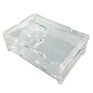 CASE DE ACRILICO PARA RASPBERRY PARA DISPLAY E COOLER