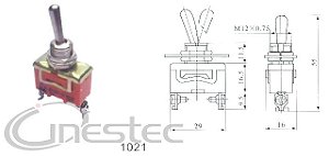 CHAVE ALAVANCA  2P  2T 15A  KN 1021