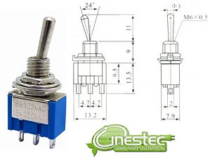 CHAVE ALAVANCA 3T 2P 3A MTS 102