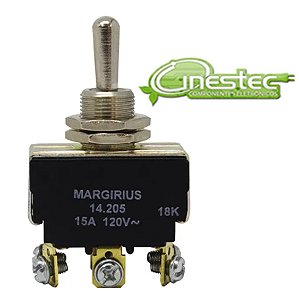 CHAVE ALAVANCA BIPOLAR MG 3P 6T 15A - 14205