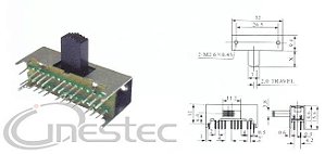 CHAVE FUNCOES 24T 3P EIXO LATERAL  HORIZONTAL