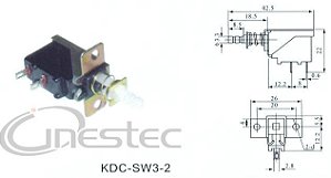 CHAVE LIGA DESLIGA 2 TERMINAIS  SW3 2