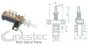CHAVE LIGA DESLIGA 6T SEM TRAVA