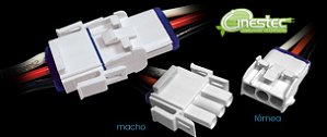 CONECTOR  CONEXAO ENGATE VEDADO TRIPOLAR MACHO WETLINK