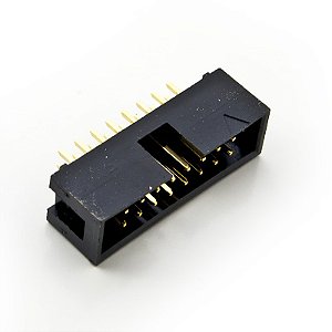 CONECTOR BOX HEADER 16 VIAS 180 graus