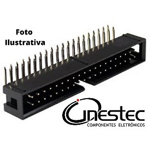 CONECTOR BOX HEADER 34 VIAS 90°