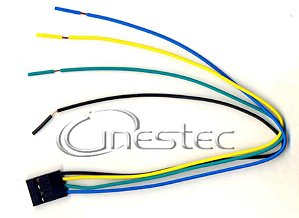 CONECTOR COM FIO / CABO MODU FEMEA 4 VIAS - MO-8504