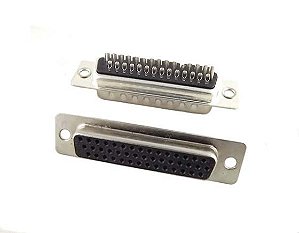 CONECTOR DB44 HD FEMEA SOLDA FIO 180 graus