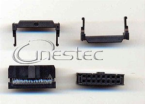 CONECTOR LATCH 16 VIAS COM EJETOR