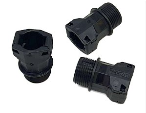 CONEXAO RAPIDA RETA SEM CONTRA PORCA PG13,5 / NW12+13 CINZA