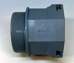 CONEXAO RAPIDA RETO SEM CONTRA PORCA CORRUGADO NW50 PRETA