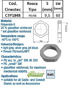 CONTRAPORCA PA6  PG48  CINZA