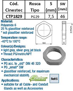 CONTRAPORCA PA6 CINZA ESCURO PG 29