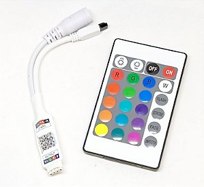 CONTROLE REMOTO P/ FITA RGB 5050 IOS / ANDROID - BLUETOOTH