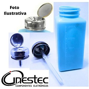 DISPENSER / FRASCO COM VALVULA DE SEGURANCA - AZUL 250 ml