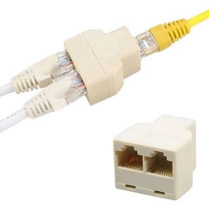 EMENDA DUPLICADORA RJ45 8 VIAS