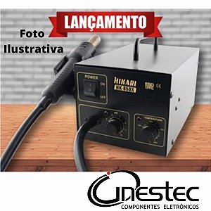 ESTACAO DE RETRABALHO SMD ANALOGICA HK-850X ESD / 110V - 320W