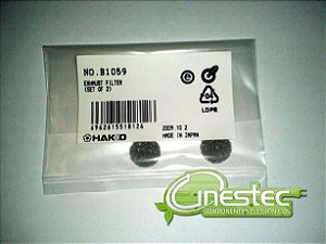 FILTRO PARA DESSOLDADORA  HAKKO 474  B1059  2 PECAS